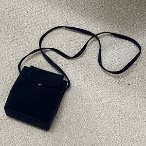 Stuart Weitzman Vintage Navy Crossbody Bag